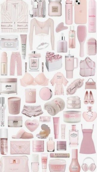 Not mine Pink Must Haves, Princess Vanity, Luxurious Things, Girly Items, Makeup Bag Essentials, Pink Lifestyle, Pretty Pink Princess, Pink Things, Pink Life