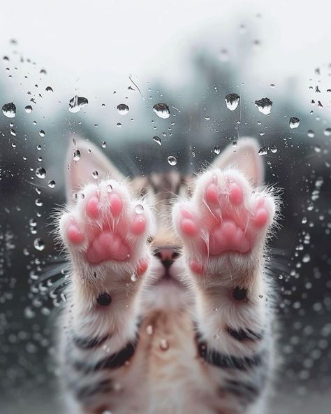 Aegean Cat, Wallpaper Gatos, Apps On Your Phone, Kitten Drawing, Rain Art, Cats Photos, Cute Cat Wallpaper, Wallpaper Cat, Cute Cats Photos