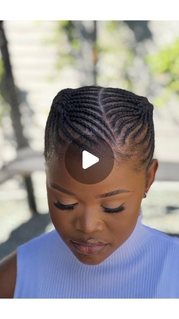 Women’s Cornrow Styles, Cornrows Braids With Natural Hair, Freehand Hairstyles For Natural Hair, Cornrow Own Hair, French Braid Cornrows, Freehand Hairstyles 2024, Hair By Hair Cornrows, Afro Cornrow Hairstyles, African Cornrows Natural Hair