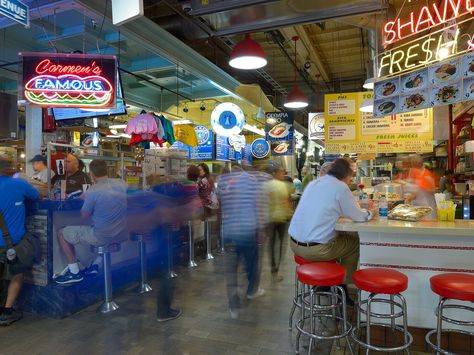 Philadelphia's iconic food bazaar can be overwhelming, but our guide will help you navigate—and find the best eats—in Reading Terminal Market. Reading Terminal Market, Philly Food, Visit Philadelphia, Recipe Icon, Washington Dc Travel, Dc Travel, American Road Trip, Food Hall, Conde Nast Traveler