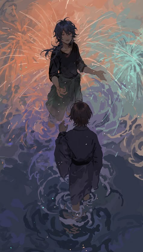 Firework Art, Fling Posse, Animated Short Film, Cute Sketches, Hypnosis Mic, Anime Shadow, Arte Inspo, Ethereal Art, 가을 패션