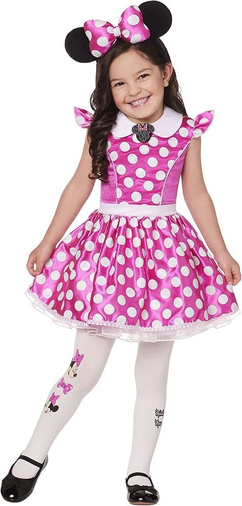 Amazon.com: Spirit Halloween Toddler Mickey and Friends Minnie Mouse Dress Costume - 3-4T : Clothing, Shoes & Jewelry Toddler Mickey Mouse Costume, Minnie Mouse Costume Toddler, Mickey Mouse Costume, Friend Costumes, Halloween Toddler, Costume Disney, Minnie Mouse Costume, Mouse Costume, Mouse Dress