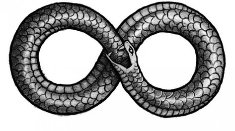 The Number Eight Symbolizes Perfection: And Its Figure, 8 Or ∞ Indicates The Perpetual And Regular Course Of The Universe. It Was A Symbol Of The Primeval Law Which Regarded All Men As equal. | Pike Quotes Snake Mythology, Tattoo Cobra, Image Zen, Ouroboros Tattoo, Tattoos Infinity, Serpent Snake, Ancient Egyptian Symbols, Pagan Symbols, Infinity Sign