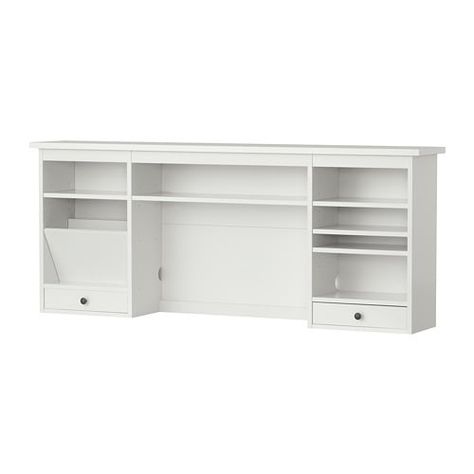 HEMNES Add-on unit desk White IKEA Hemnes Desk, Computer Tables, Computer Desks, Corner Computer Desk, Ikea Store, Ikea Hemnes, Ikea Besta, White Office, Plastic Drawers