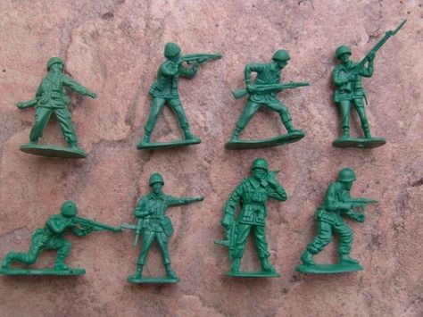 army men! Back In My Day, The Toys, Those Were The Days, Army Men, Vintage Memory, Oldies But Goodies, Man Set, I Remember When, Childhood Toys