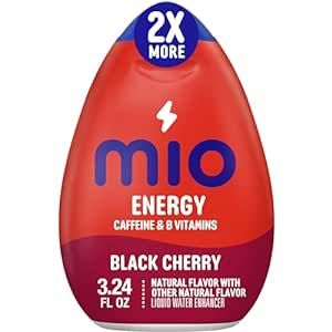 Mio Energy, Cherry Water, Busy Routine, Cherry Drink, Energy Drink Mix, Water Enhancer, B Vitamins, Zero Calories, Cherry Flavor