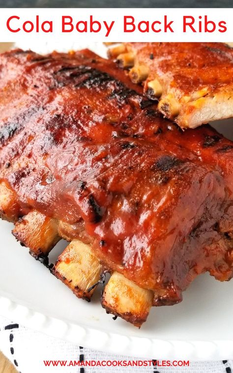 Cola Ribs, Baked Spare Ribs, Coca Cola Ribs, Back Ribs In Oven, Slow Cooker Bbq Ribs, Ribs Seasoning, Barbecue Ribs Recipe, Bbq Baby Back Ribs, Kid Friendly Meals Easy