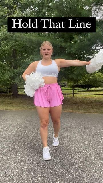 Cheer Coach Claudia Ralph on Instagram: "MATERIAL MONDAY! It’s time to hold that line! Change up your regular sideline cheers and add this in during football season… easy to add ripples here at the end as well! Look out for more material coming soon! #cheer #cheerleading #cheerleader #cheerteam #cheerteam #cheercoach #cheercoaches" Sideline Cheers For Football, Football Cheers And Chants, Cheers And Chants, Sideline Cheer, Cheer Coach, Football Cheer, Cheer Coaches, Cheer Team, Football Season