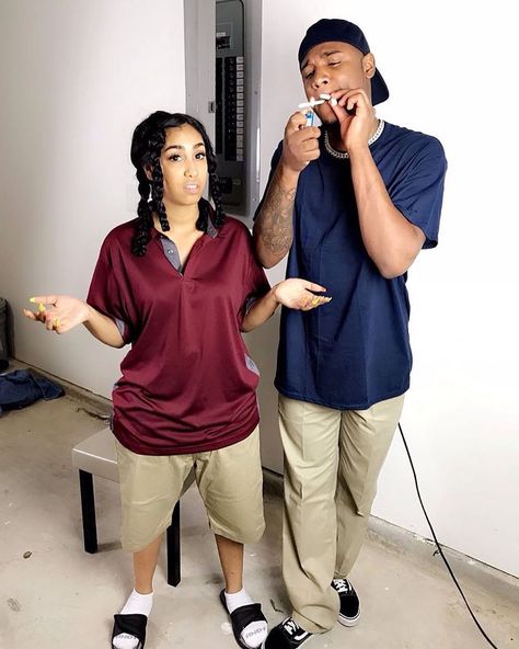 Black Couple Costumes, Black Couple Halloween Costumes, Armon Warren, Halloween Costumes Black, Boy Bestie, Queen Naija, Black Halloween Costumes, Couple Costumes, Pretty Halloween Costumes