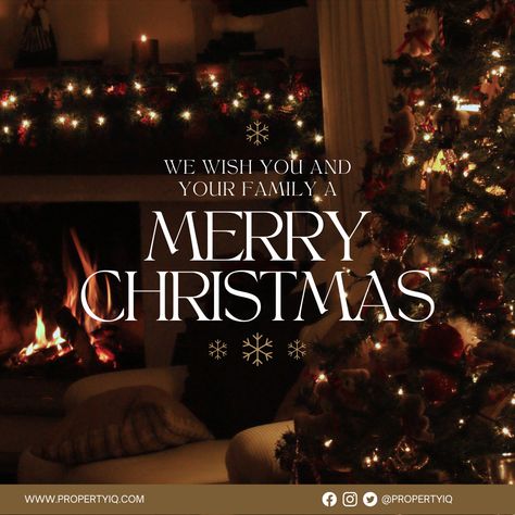 Merry Christmas everyone ! Here's wishing you and yours bright days full of joy. #PropertyIQ #USProperties #USRealEstate #RealEstate #PropertyRecords #PropertyTaxes #MerryChristmas #HappyHoliday Merry Christmas Real Estate, Christmas Real Estate, Real Estate Facts, Married Christmas, Merry Christmas Everyone, Real Estate Companies, Happy Holidays, Merry Christmas, Real Estate