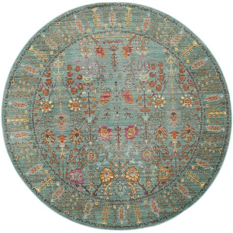 Persian Motifs, Unique Loom, Polyester Rugs, Round Area Rugs, Round Rug, Overdyed Rugs, Accent Rugs, Rug Material, Indoor Area Rugs