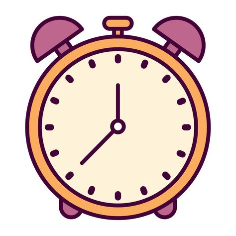 Alarm Clock Illustration, Clock Illustration, Alarm Clock, Vector Art, Vector Free, Clock, For Free, Clip Art, Art