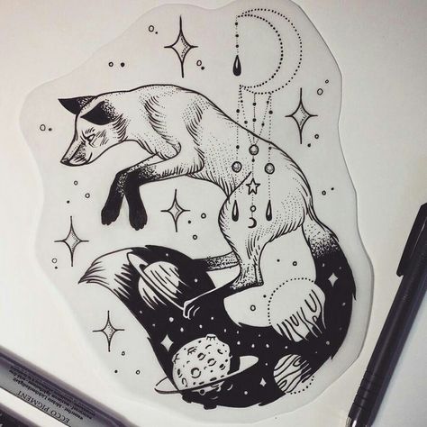 Tattoo Black Free Fox Tattoo Design, Tier Tattoo, Skin Paint, Fox Tattoo, Desenho Tattoo, Tattoo Blog, Fox Art, Chiaroscuro, Tattoo Sketches