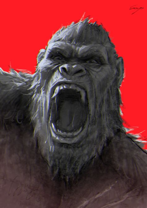 Photoshop Fails, King Kong Art, Kong Godzilla, King Kong Vs Godzilla, Godzilla Comics, Godzilla Vs Kong, Godzilla 2014, Godzilla Wallpaper, All Godzilla Monsters