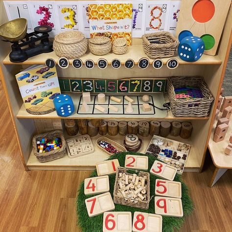 @earlyyearsoutdoor on Instagram: “✨CLASSROOM✨ A fresh and tidy classroom ready for another week full of children. It has been lovely having them all back together again. I…” Maths Eyfs, Reading Corner Classroom, Maths Display, Reception Class, Eyfs Classroom, Maths Area, Tuff Tray, Montessori Classroom, Classroom Setting