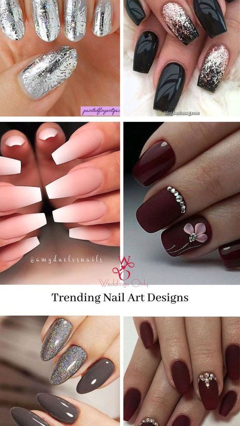 Nail Art Ideas For Winter, Lace Wedding Nails, French Wedding Nails, Wedding Nails For Bride Classy, Wedding Nails Ideas, Stylish Nail Art, Wedding Nail Art, Wedding Manicure, Ombre Manicure