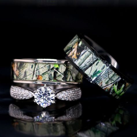 Be sure to check out the rest of our camo ring collection! Visit our website www.kingswayjewelry.com & step in the next level of creativity🌠 . . . . #camoring #kingsway #kingswayjewelry #jewelry #fashion #jewellery #accessories #jewelrydesigner #jewelryaddict #ring #kingswayring #jewels #jewelrydesign #rings #diamond #beautiful #gemstones #jewelrygram #engagementring #hisandher #meteorite #weddingbands #beathtaking #opal #meteorideweddingring Camo Wedding Rings Sets, Camo Engagement Rings, Hunting Wedding Rings, Pink Camo Wedding, Sapphire Wedding Ring Set, Camo Wedding Rings, Camo Rings, Wedding Bands For Him, Camo Wedding