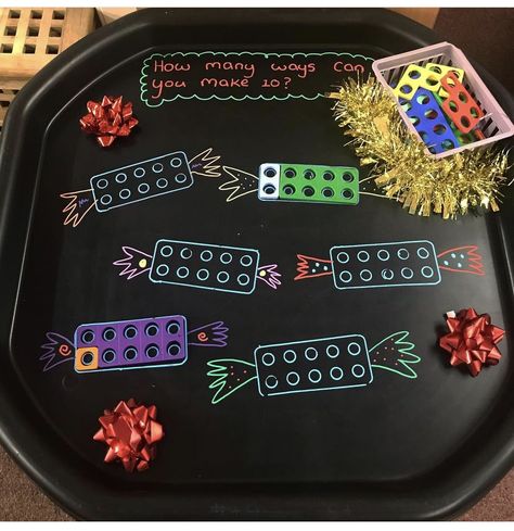 Christmas Eyfs Activities Toddlers, Sen Christmas Activities, Christmas Ks1 Activities, Early Years Winter Activities, Christmas Tuff Tray Ideas Preschool, Christmas Ideas Eyfs, Eyfs Literacy Activities, Eyfs Christmas, Early Years Christmas Activities