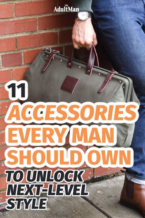 Men’s Organization, Men Must Have, Men Essentials Man Stuff, Mens Essentials Accessories, Gentlemans Accessories, Gentleman Accessories, Mens Fashion Accessories, Elegant Men Style, Men Essentials