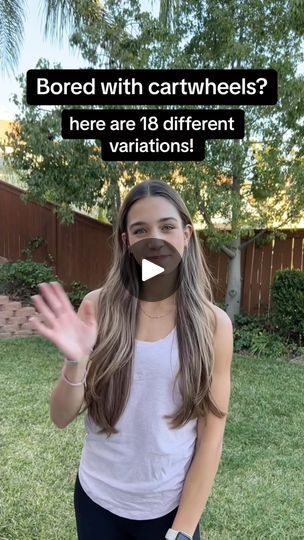 2.5M views · 305K reactions | how many of these can you do??   #cartwheel #dance #dancer #gymnastics #gymnast #cheer #cheerleader #tumbling #acro | Rylie Shaw | rylie_shaw_ · Original audio Cartwheel Variations, Cool Tricks To Learn, Cheer Drills, Gymnastics Ideas, Tumbling Gymnastics, Gymnast, Drills, Tumbling, Cheerleading