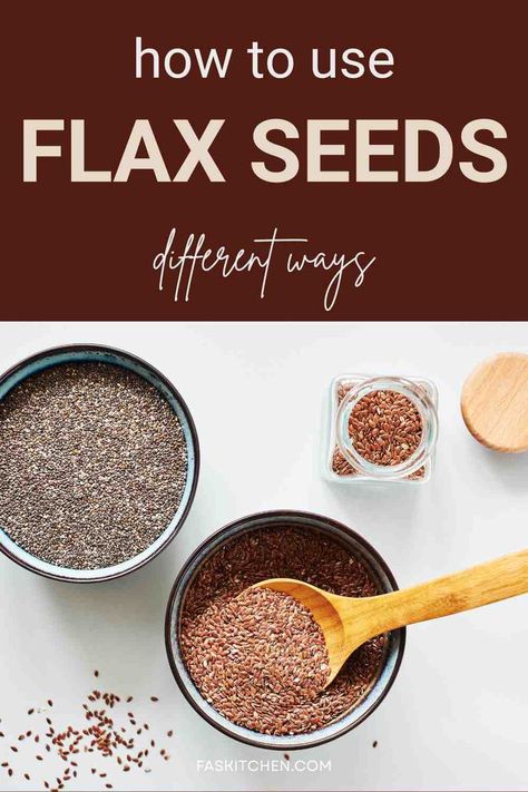 A bowl of flax seeds and a spoonful of flax seeds on a wooden table Flax Seed Benefits, Flax Plant, Flax Seeds, Lunch Recipes Healthy, Culinary Skills, Proper Nutrition, Healthy Eating Recipes, Healthy Nutrition, Healthy Breakfast Recipes