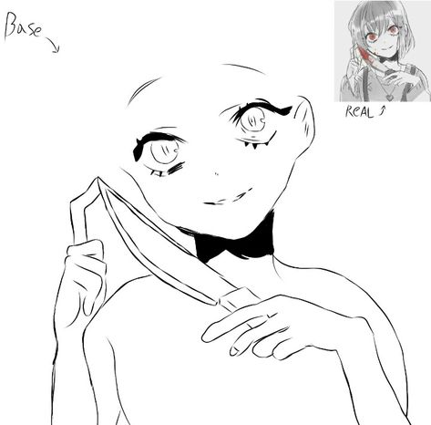 Body Base Drawing Holding Knife, Drawing Base With Knife, Yandere Base Pose Reference, Scary Drawing Base, Yandere Oc Base, Yandere Art Base, Yandere Drawing Reference, Yandere Base Drawing, Yandere Pose Reference Drawing