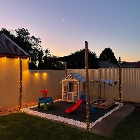 Backyard Play Spaces, Outdoor Kids Play Area, Kids Yard, Outdoor Play Space, Kids Backyard Playground, Play Area Backyard, Backyard Kids Play Area, Toddler Outdoor, Backyard Playhouse