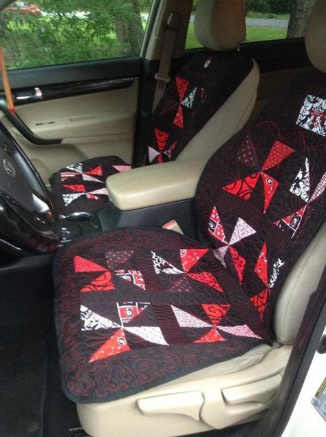 Universal Car Seat Cover Sewing Pattern | Craftsy Hst Blocks, Diy Car Seat Cover, Car Seat Cover Pattern, Buying New Car, Custom Car Seat Covers, Sewing Templates, Diy Valentines Crafts, Booster Seat, Pattern Store