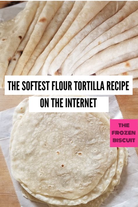 This is the softest homemade flour tortillas recipe you will find online! This easy, healthy recipe for flour tortillas is the best. Recipe For Flour Tortillas, Authentic Flour Tortillas, Soft Flour Tortilla Recipe, Tamales Casserole, Tortilla Hacks, Police Codes, Soft Tortilla Recipe, Homestead Baking, Tortillas Homemade