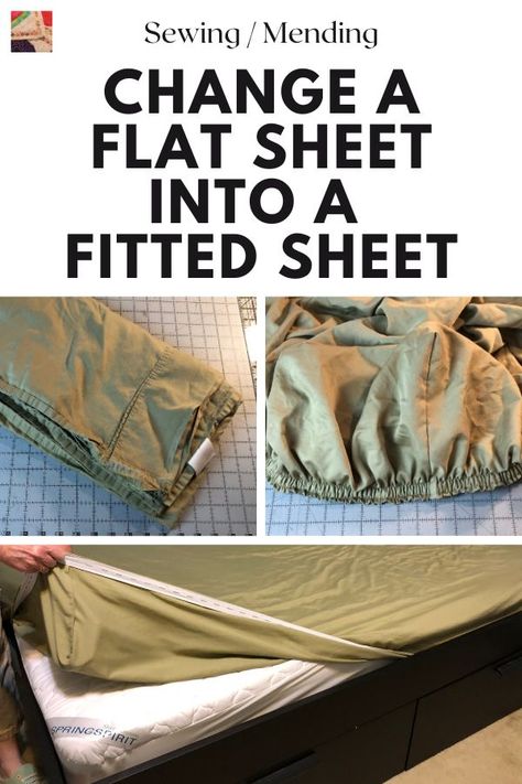 Sewing Fitted Sheets, Recycle Craft Projects, Zipper Bedding, Quilt Size Chart, Double Bed Sheets, Full Size Sheets, Queen Size Sheets, Bed Sheet Sizes, Fitted Bed