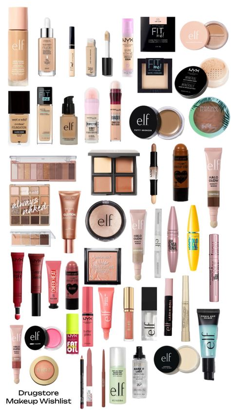 Drugstore Makeup, Aesthetic Makeup, Makeup Tips, Makeup, Beauty, Make Up