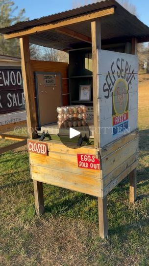 146K views · 1.8K reactions | So far, very impressed with my @bisoncoolers 50qt cooler! 

#eggs #chickens #homestead #backyardchickens #happychickens #roadsideamerica #homesteading #freerangechickens #freerangeeggs #eggstand #farmstand #producestand #honorsystemfarmstand #honorsystem #crazychickenlady #rainbowegg #backyardflock #farmfresh #farmtotable #beagoodhuman #honesty #farmersmarket #roadsidestand #fyp #growyourownfood #fyp | Rosehips Rewritten Honor System, Produce Stand, Juke Joints, Self Serve, Crazy Chicken Lady, Backyard Flocks, Free Range Chickens, Free Range, Farm Stand