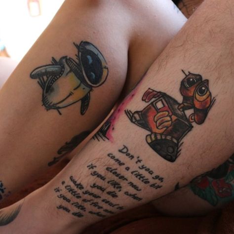 Matching Disney Tattoos, Disney Couple Tattoos, Mickey And Minnie Tattoos, Minnie Tattoo, Couple Tattoo Ideas, Couple Tattoos Love, Mickey And Minnie Kissing, Nightmare Before Christmas Tattoo, Tattoos Infinity