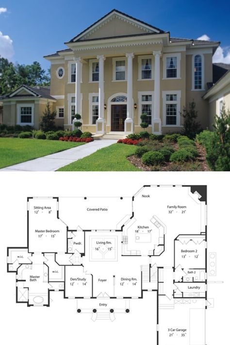 4500 Sq Ft House Plans 2 Story, 4500 Sq Ft House Plans, Antebellum Homes House Plans, Modern Colonial House Plans, Dutch Colonial House Plans, Colonial Home Floor Plans, Southern Colonial House Plans, Modern Colonial House, Dutch Colonial House