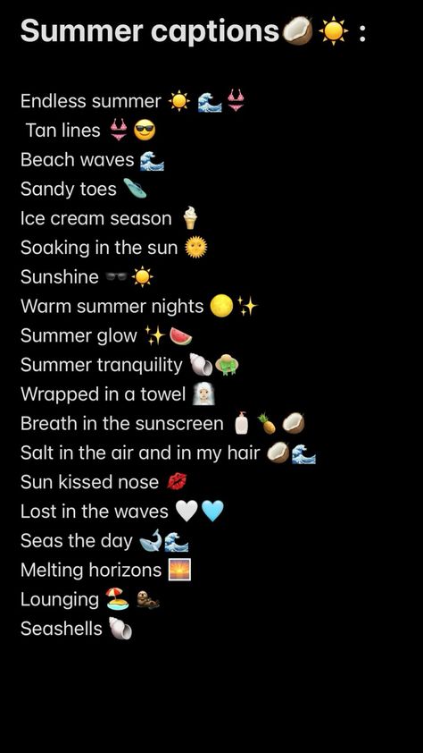 Summer captions 🐚🤍 #summer #letterboard #quotes #sunshine #beach #fun #summervibes #icecream #adventure #fireflies. Read more here 👉 https://www.theworldaccordingtome.org/1760957_spring-summer-cute-letter-board-quotes/?197 Preppy Instagram Bio, Summertime Quotes For Instagram, Summer Letterboard Quotes, Summer Letterboard, Vsco Captions, Summer Nights Quotes, Summer Status, Tiktok Captions, Insta Comments