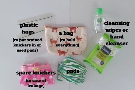 Period Kit For School, Girl Survival Kits, Period Starter Kit, Kit For School, Emergency Kit For Girls, Period Party, Period Box, First Period Kits, School Emergency Kit