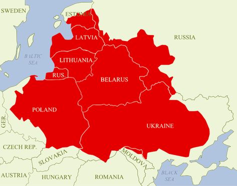 The Polish Empire at its maximum extent 1619 Polish Lithuanian Commonwealth, Poland History, Baltic States, Europe Map, European History, Historical Maps, Crash Course, Belarus, Commonwealth