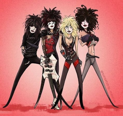 70s80s_HardnHeavy on Instagram: "🤘🏻🔥🤘🏻We be like fan-arting and shit 🔥😅🔥 Crüe time for ya Monday! . . . Hope you all have a great start into the week peeps! 🖤🖤🖤 . . . Please credit when reposting thaaaaank you! 🖤🔥🖤 . . . #nikkisixx #vinceneil #tommyöee #mickmars #mötleycrüe #motleycrue #thevinceneil #mrmickmars #nikkisixxpixx #tommyleefan #tommyleefans #nikkisixxfans #nikkisixxforever #motleycrue #motleycruefans #motleycruefanart #motleycrueforever #stadiumtour #shoutatthedevil #th Shout At The Devil, Mick Mars, Vince Neil, Motley Crüe, Heavy Metal Rock, Johnnie Guilbert, Nikki Sixx, Tommy Lee, Motley Crue