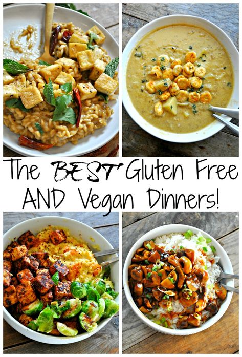 The Best Gluten-Free Vegan Dinners - Rabbit and Wolves Vegan Gluten Free Dinner, Rabbit And Wolves, Gluten Free Vegetarian Recipes, Best Gluten Free, Cake Vegan, Gluten Free Recipes For Dinner, Vegan Gluten Free Recipes, Gluten Free Dairy Free Recipes, Gluten Free Dinner