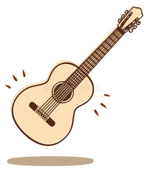 Guitar vector. Illustrations of a guitar isolated on white   vector eps file , #SPONSORED, #Illustrations, #guitar, #Guitar, #vector, #eps #ad Cute Guitar Drawing, Guitar Illustration Drawing, Country Music Poster, Guitar Background, Country Silhouette, Background For Text, Guitar Png, Takamine Guitars, Guitar Icon