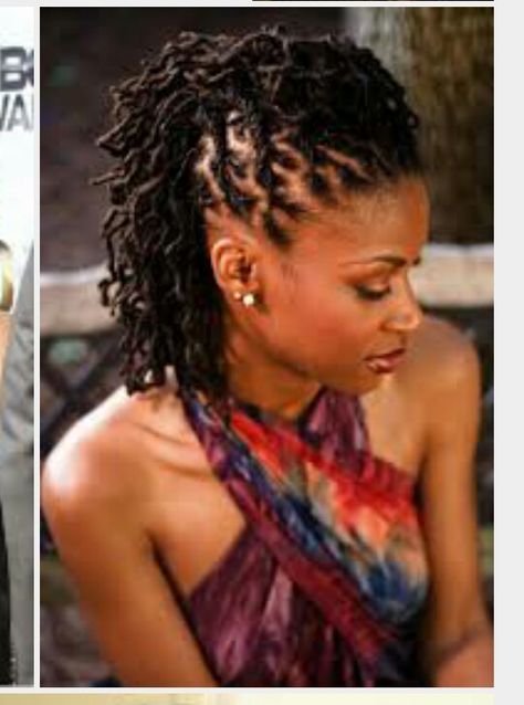 Microlocs Hairstyles, Black Women Dreadlocks, Short Dreadlocks Hairstyles, Medium Natural Hair Styles, Dreadlocks Styles, Locs Styles, Loc Inspiration, Short Locs, Beautiful Dreadlocks