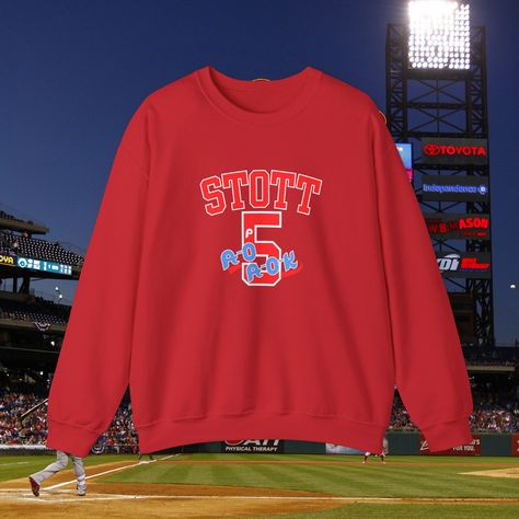 Bryson Stott Philadelphia Phillies Sweatshirt by TheStayAtHomeDogDad on Etsy Phillies Sweatshirt, Bryson Stott, Philadelphia Phillies Baseball, Phillies Baseball, Number 5, Philadelphia Phillies, Cute Fits, Christmas List, San Jose