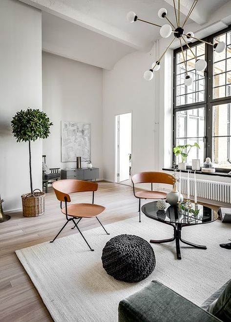 12 Oh-So-Dreamy Scandinavian Minimalist Interiors | Hunker Scandinavian Minimalist Interior, Minimalist Dekor, Industrial Style Interior, Minimalist Home Office, Interior Design Minimalist, Industrial Style Decor, Interior Minimalista, Scandinavian Minimalist, Loft Decor