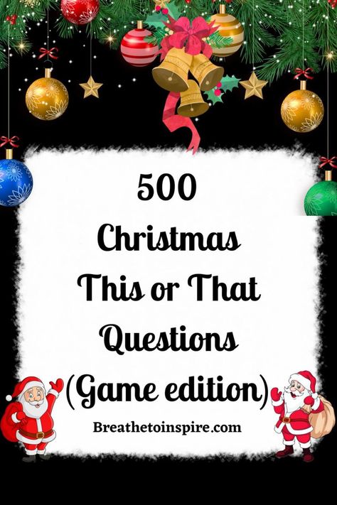 christmas this or that Christmas Polls Questions, This Or That Christmas, This Or That Christmas Edition, Christmas This Or That, Christmas Questions, Christmas Pie, Christmas Tree Tops, Christmas Cake Decorations, Christmas Tale