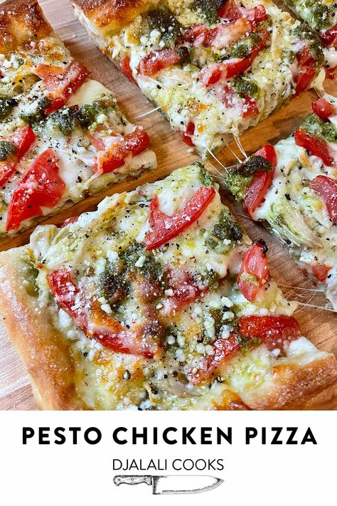 Casserole Pizza, Pizza Appetizer, Pizzas Recipe, Pesto Pizza Recipe, Pizza Oven Recipes, Flatbread Pizza Recipes, Recipes Pizza, Pesto Pizza, Flatbread Recipes