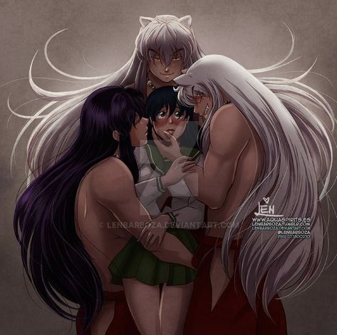 Inuyasha Funny, Amor Inuyasha, Inuyasha Love, Desenhos Love, Inuyasha X Kagome, Seshomaru Y Rin, Inuyasha And Sesshomaru, Inuyasha Fan Art, Inuyasha And Kagome