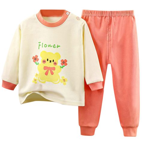 Boy Baby Clothes Boy Girls Pajamas Long Sleeve Comfort Suit Kids