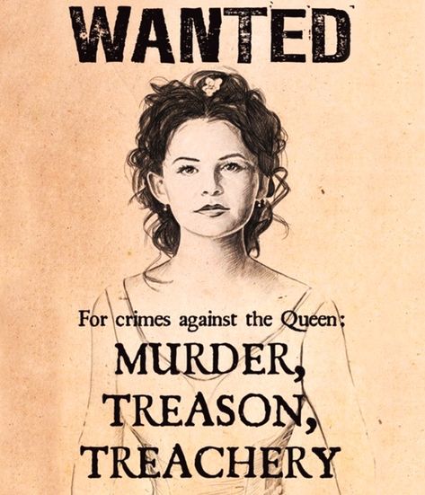 Snow White WANTED poster. "Wanted for crimes against the Queen: Murder, treason, treachery." #OUAT Ouat Wallpaper, Eion Bailey, Ouat Funny, Time Wallpaper, Josh Dallas, Emilie De Ravin, Once Up A Time, Ginnifer Goodwin, Wanted Poster