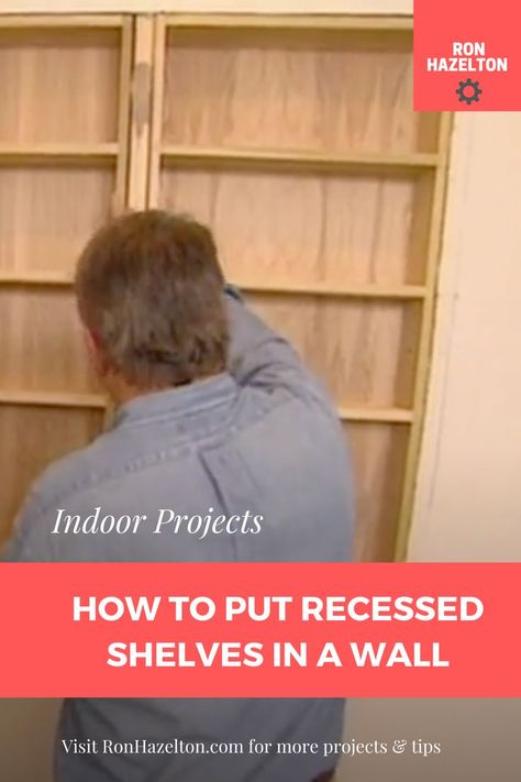 Shelves In Drywall, Build In Wall Shelves, Uneven Shelves On Wall, Build Shelves Into Wall, Inset Wall Shelves, Inside Wall Shelves, Recessed Bookshelf In Wall, Recessed Bookshelves, Inset Shelves In Wall