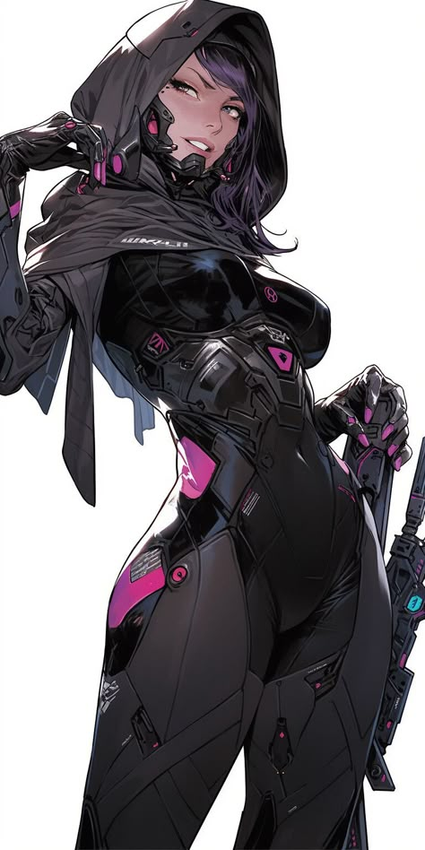 Sci Fi Character Art, Cyberpunk Female, My 2023, Sci Fi Anime, Female Armor, Cyberpunk Girl, Art Students, Cyberpunk Aesthetic, Arte Cyberpunk